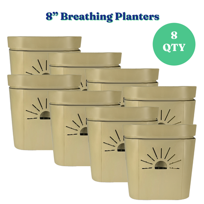 8-Inch "Breathing" Planter